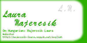 laura majercsik business card